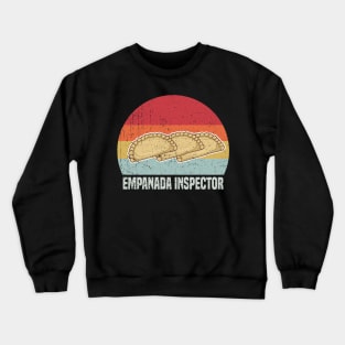 Retro Empanada Inspector Crewneck Sweatshirt